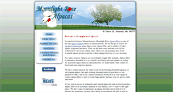 Desktop Screenshot of moonlightrosealpacas.com